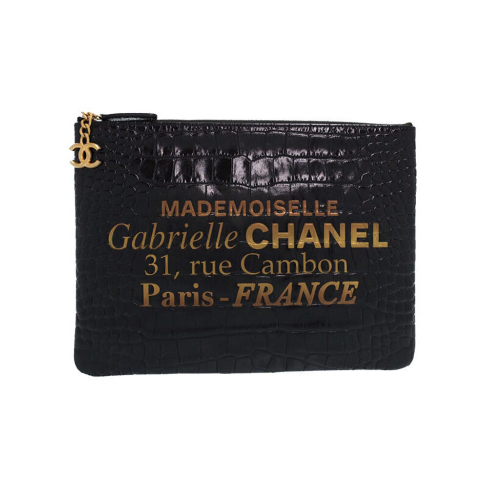 CHANEL Crocodile Clutch Bag